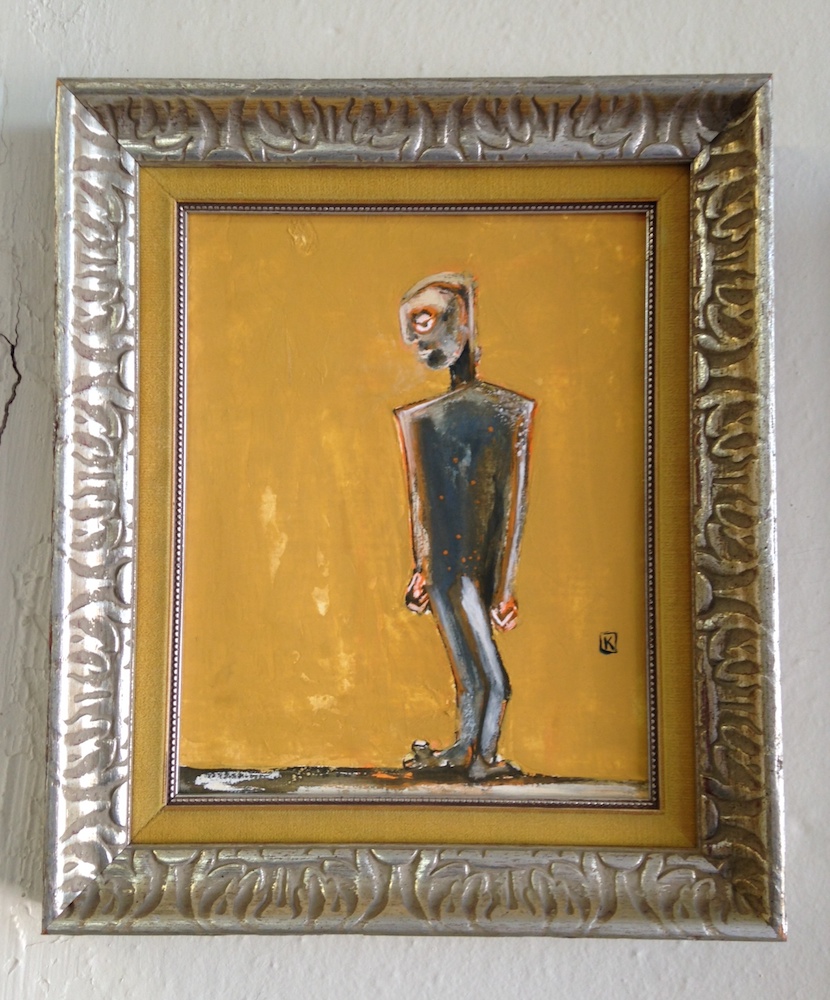 Kyle Cunningham, 10" x 8" oil on panel, framed