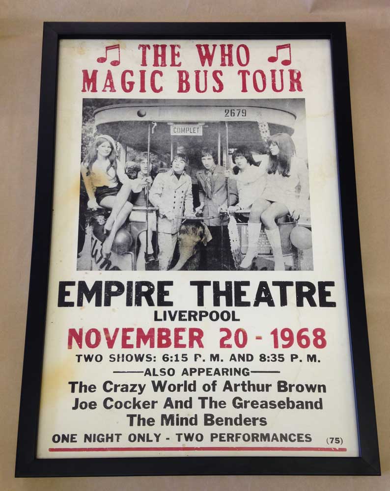 The Who Magic Bus Tour poster